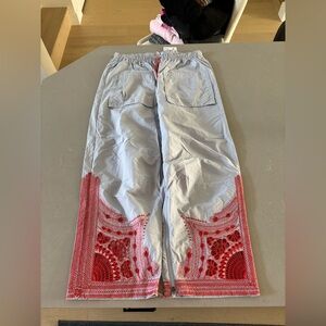 FP Movement by Free People Gray and Red Cargo Pants
